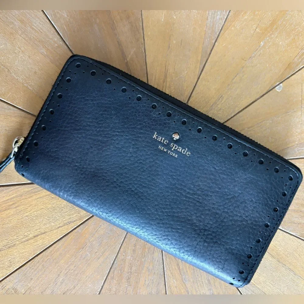 Kate Spade James Street Black Wallet
